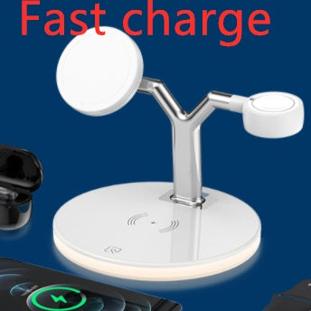 3 In 1 Magsafe Wireless Charging Station-15W Fast Charger for iphone,Apple Watch & Airpods