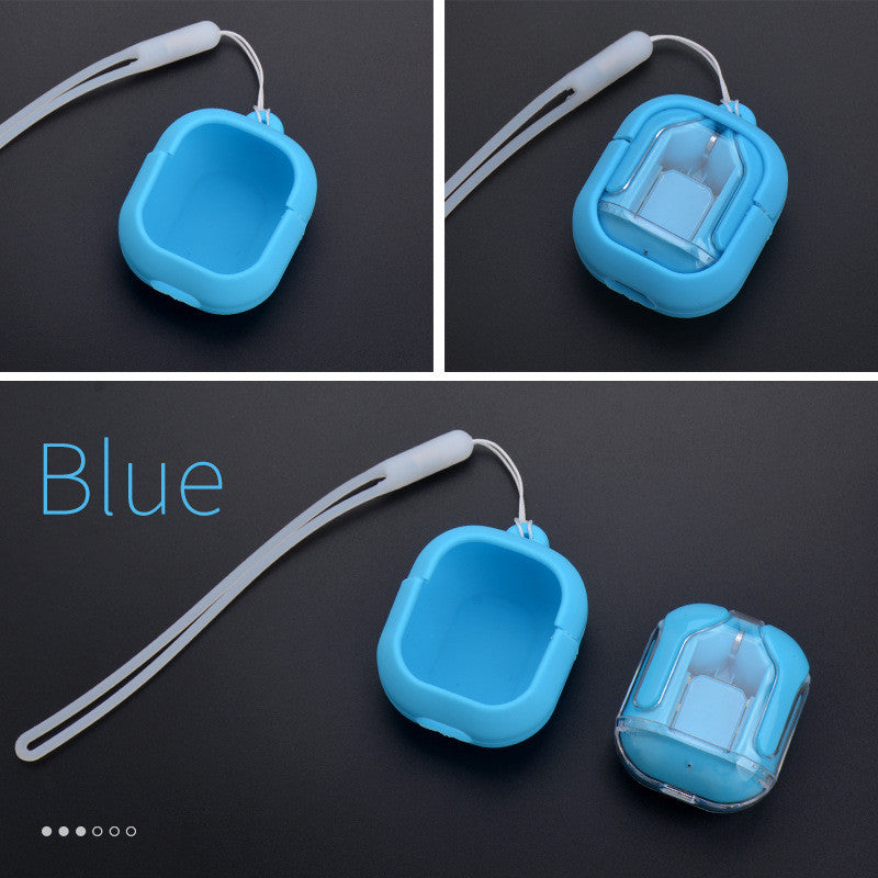 Mini Transparent Wireless Bluetooth Earbuds with Digital Battery Display- ENC Noise Reduction, Touch Control ,Waterproof Sport Headset