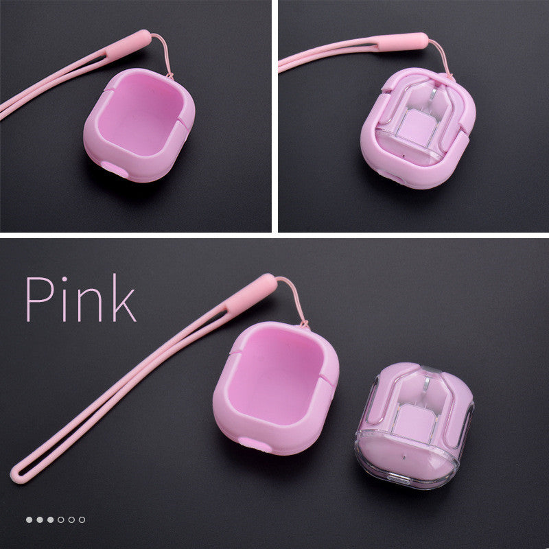 Mini Transparent Wireless Bluetooth Earbuds with Digital Battery Display- ENC Noise Reduction, Touch Control ,Waterproof Sport Headset