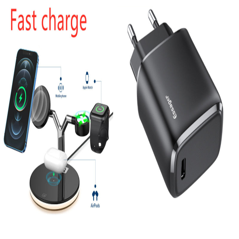 3 In 1 Magsafe Wireless Charging Station-15W Fast Charger for iphone,Apple Watch & Airpods