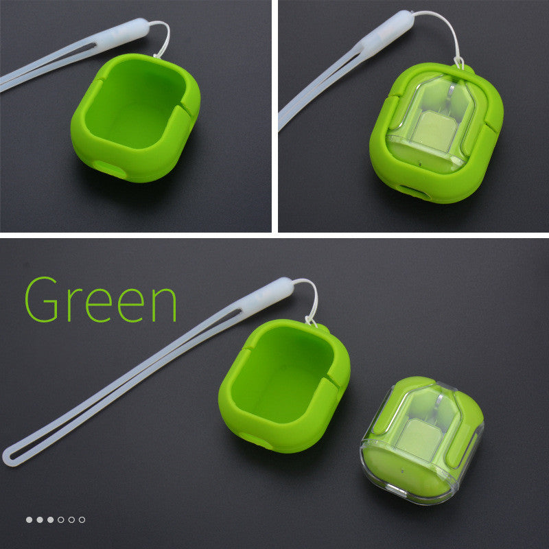 Mini Transparent Wireless Bluetooth Earbuds with Digital Battery Display- ENC Noise Reduction, Touch Control ,Waterproof Sport Headset