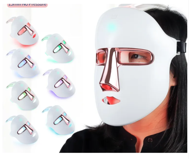 7‑Color LED Light Therapy Facial Mask – Skin Rejuvenation & Anti‑Aging