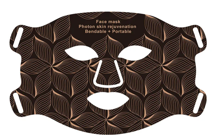 LED Skin Rejuvenation Silicone Facial & Neck Therapy Mask